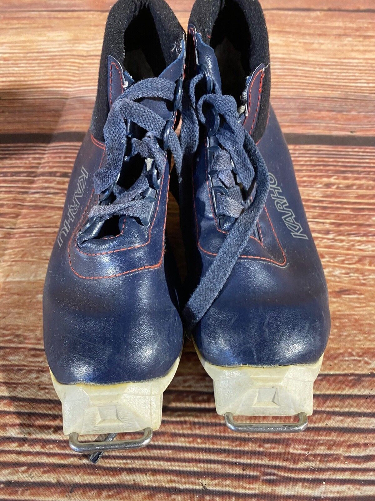 Karhu Cross Country Ski Boots Classic SNS Profil EU 33 US 2 Kids Vintage 1243
