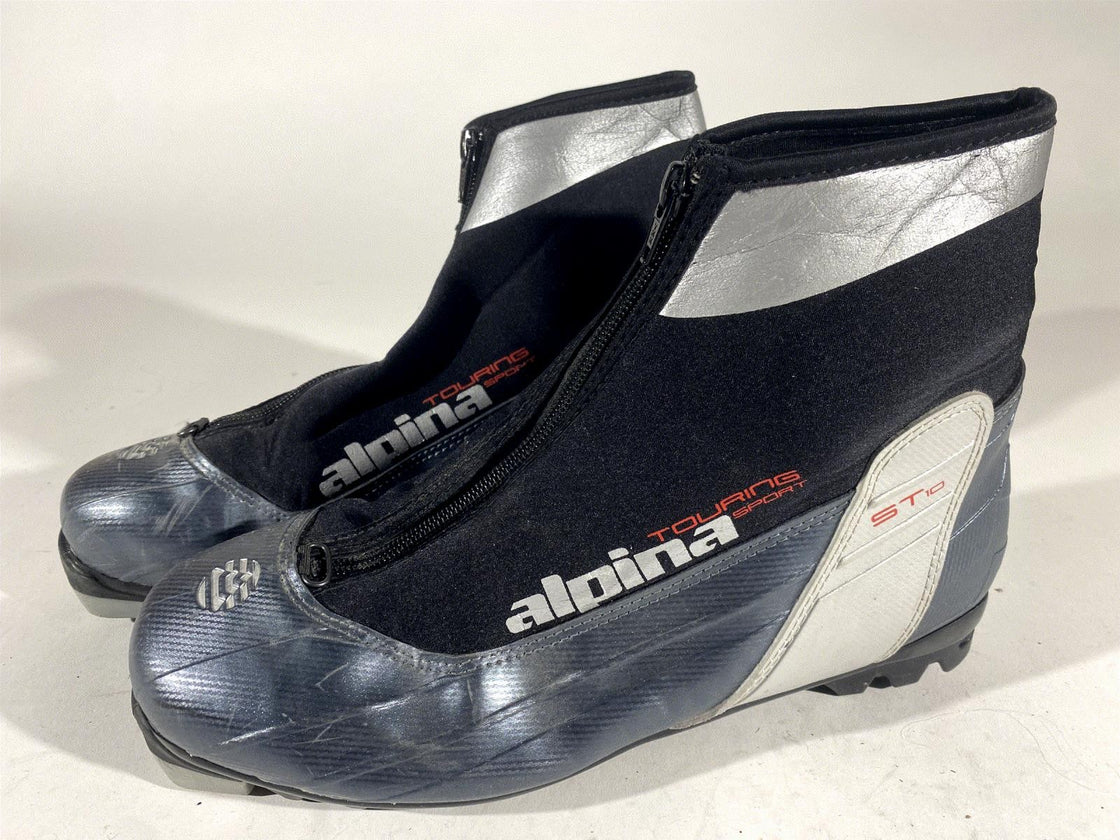 Alpina ST10 Cross Country Ski Boots Classic Size EU43 US9.5 NNN Rottefella 909