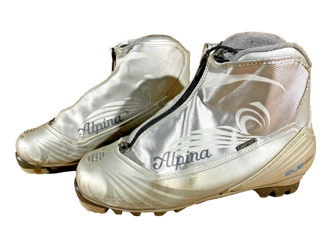 Alpina Eve28G Nordic Cross Country Ski Boots Size EU39 US8 for NNN 781