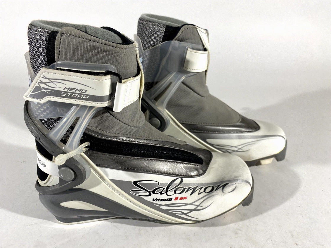 SALOMON Vitane Skate 8 Cross Country Ski Boots Size EU36 US5 for SNS Pilot 2043
