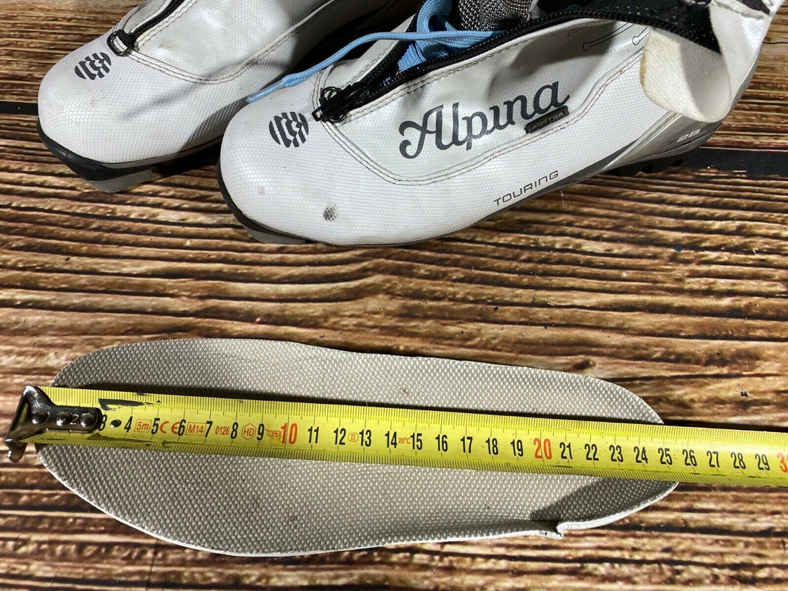 Alpina T28 Touring Nordic Cross Country Ski Boots Size EU40 US7.5 NNN 957