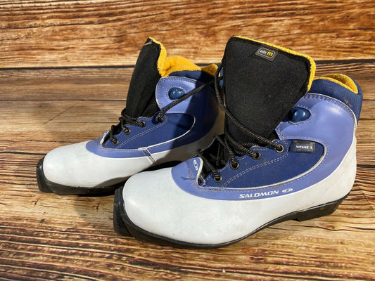 Salomon Vitane 3 Cross Country Ski Boots Classic SNS Profil EU 38 US 6.5 2373