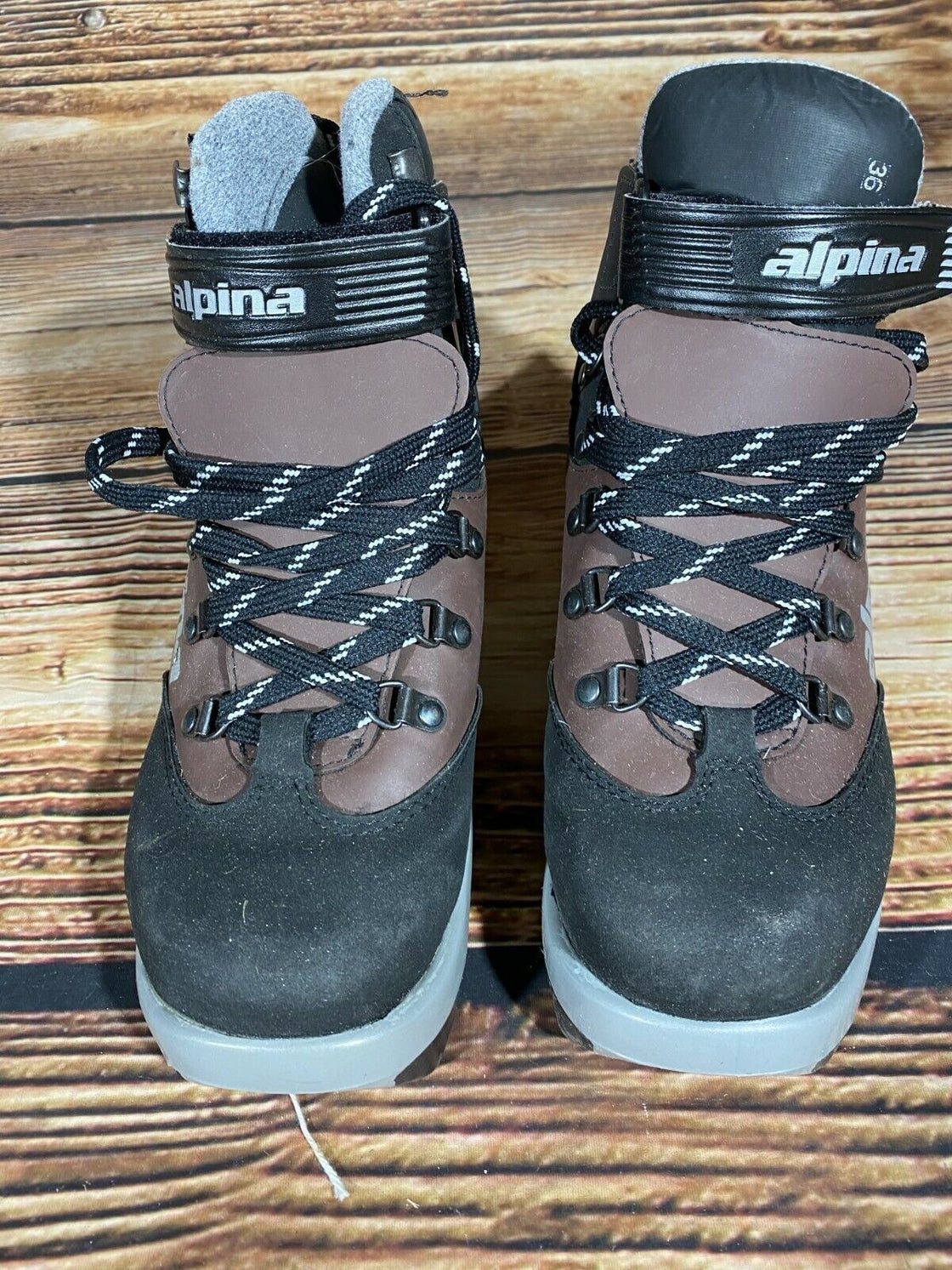ALPINA Touring Backcountry Cross Country Ski Boots Size EU36 US4.5 NNN-BC 1907