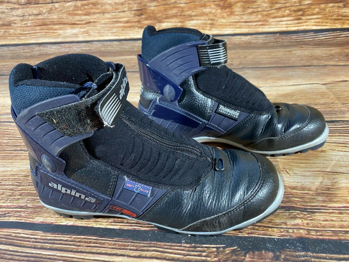 Alpina TR45 Nordic Cross Country Ski Boots Size EU40 US75. NNN bindings 776