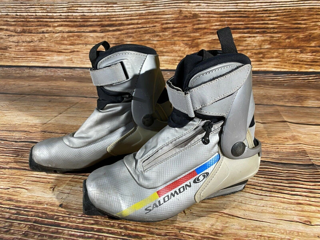 SALOMON Skate Nordic Cross Country Ski Boots Size EU36 2/3 US4.5 SNS profil 2430