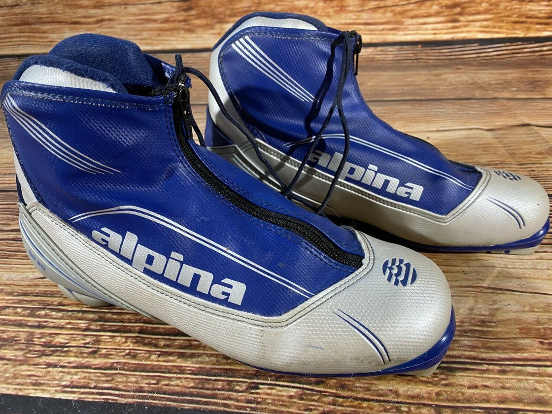Alpina SP20 Nordic Cross Country Ski Boots Size EU42 US9 NNN bindings 3201