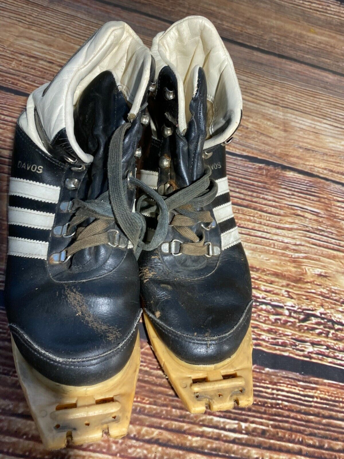 Adidas Vintage Nordic Cross Country Ski Boots EU39 US7 Touring Norm 50mm 1252