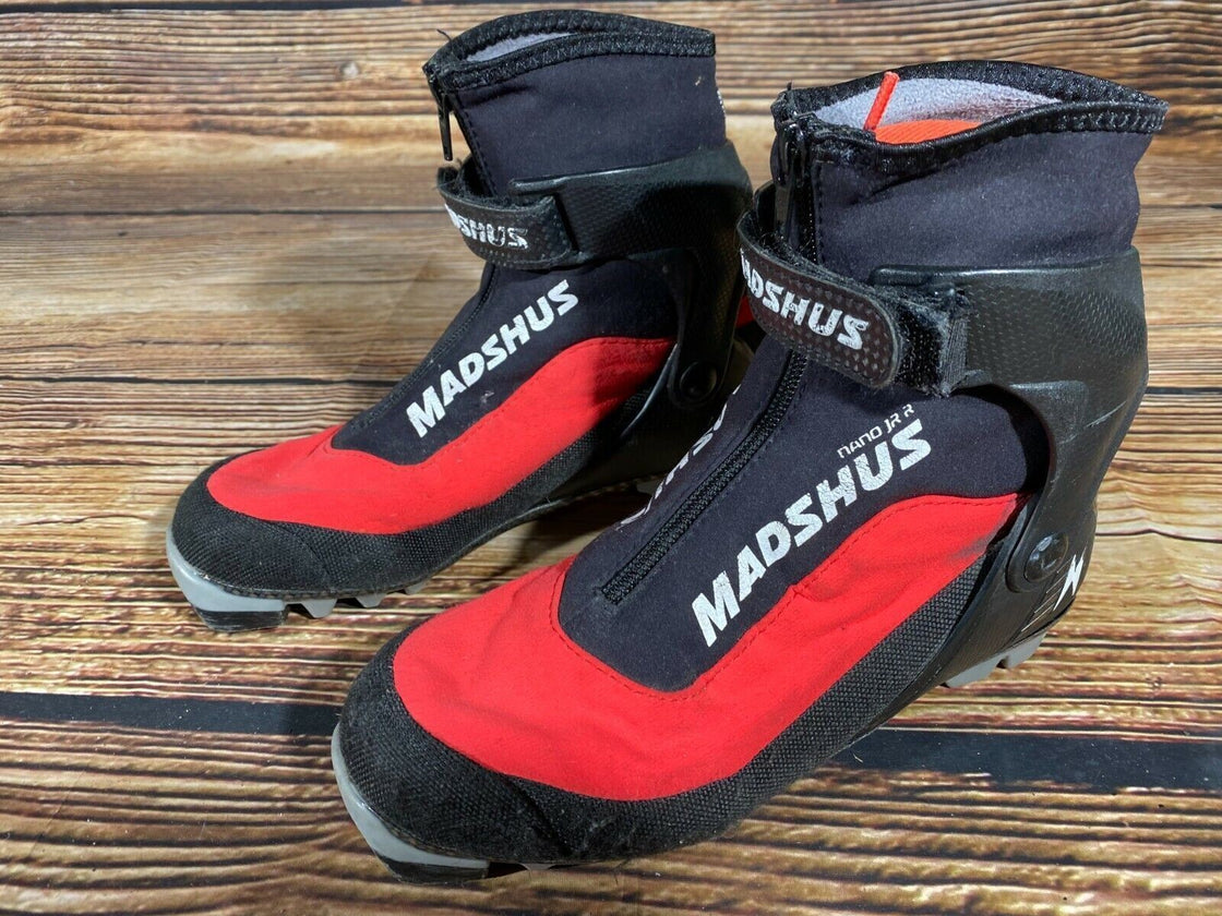 Madshus Nano JRR Cross Country Ski Boots Size EU37 US4.5 NNN Binding 2542