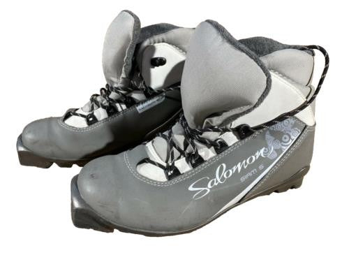 SALOMON Siam 5 Nordic Cross Country Ski Boots Size EU38 2/3 US7 SNS profil 2323