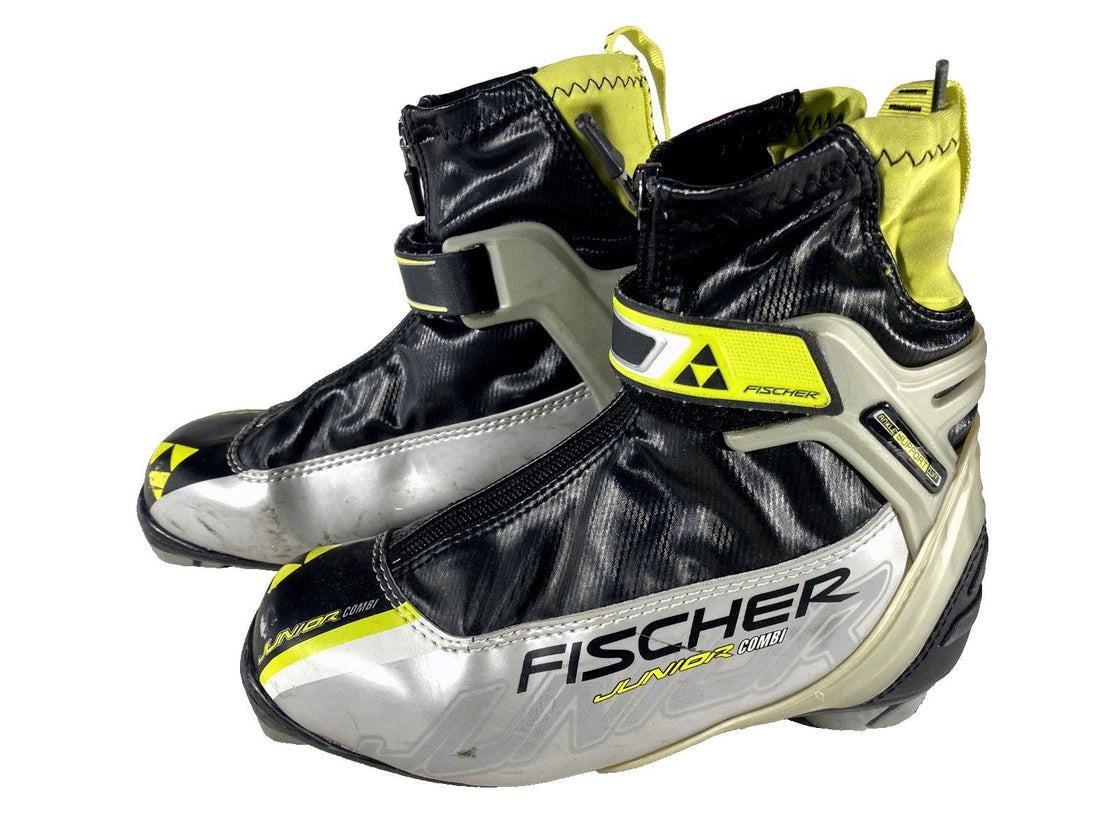 Fischer Junior Combi Nordic Cross Country Classic Ski Boots EU35 US3.5 NNN 2469