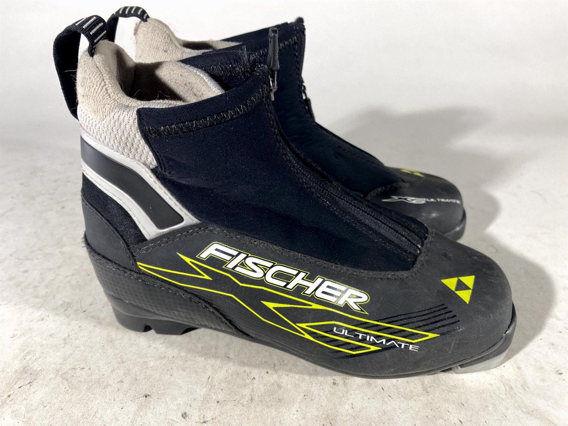 Fischer Ultimate Classic Nordic Cross Country Ski Boots Size EU37 US5.5 NNN 2465