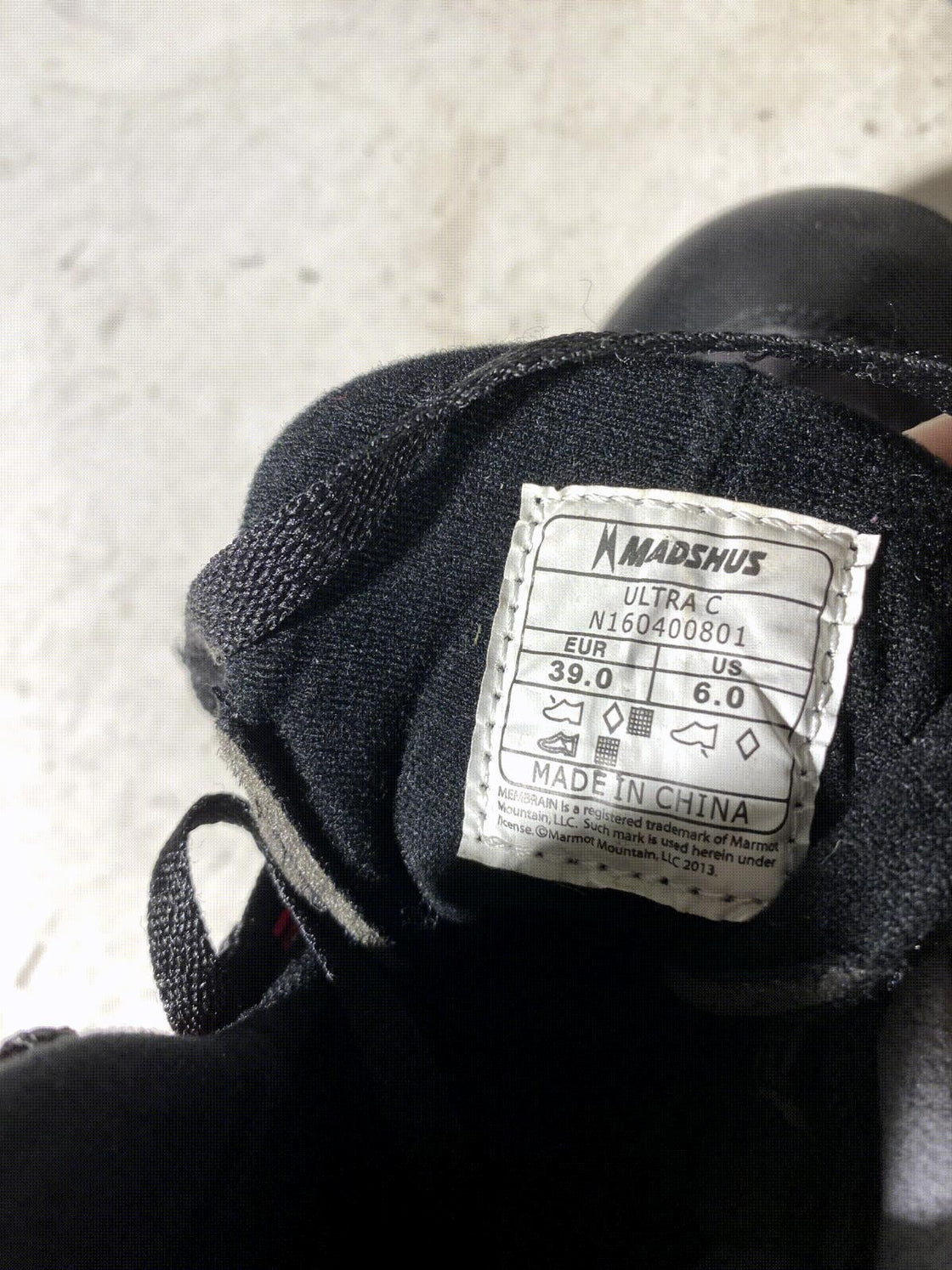 Madshus Ultra C Nordic Cross Country Ski Boots Size EU39 US6 NNN Rottefella 2517