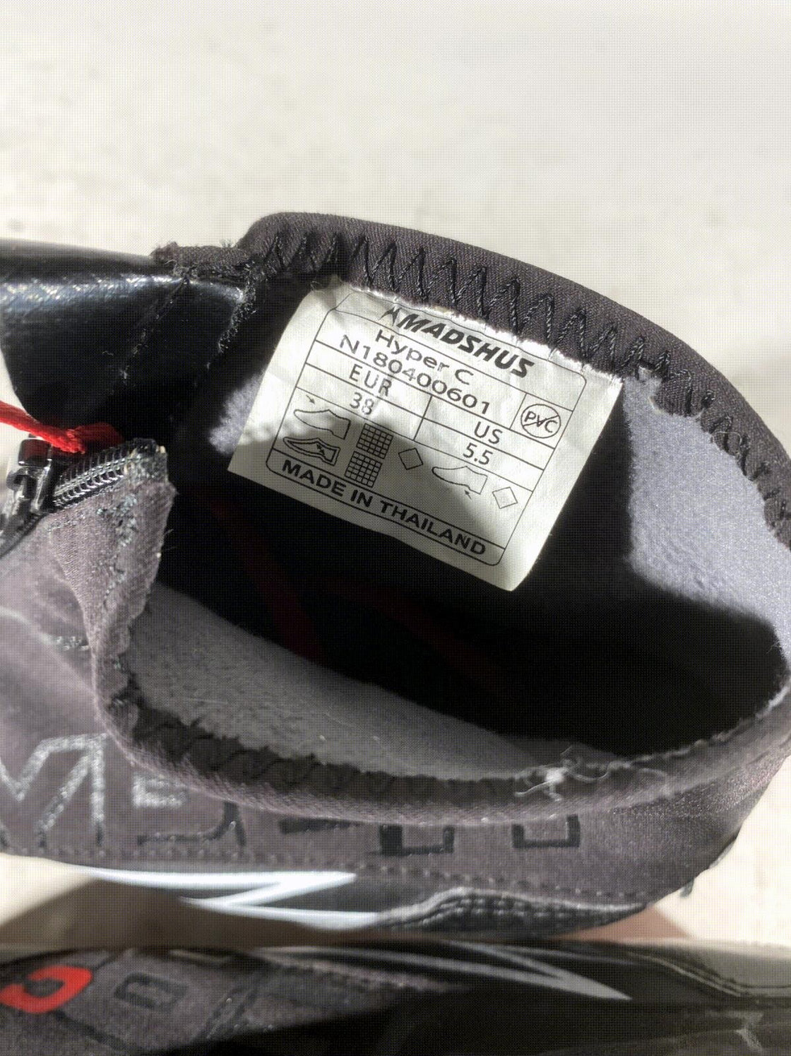 Madshus Hyper C Nordic Cross Country Ski Boots Size EU38 US5.5 NNN 2563