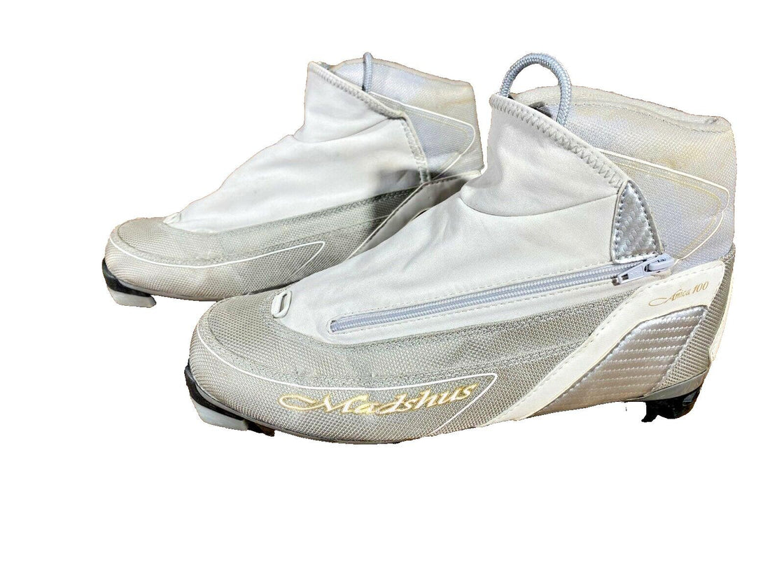 Madshus Amica 100 Cross Country Ski Boots Size EU40 US8 NNN Rottefella 1992