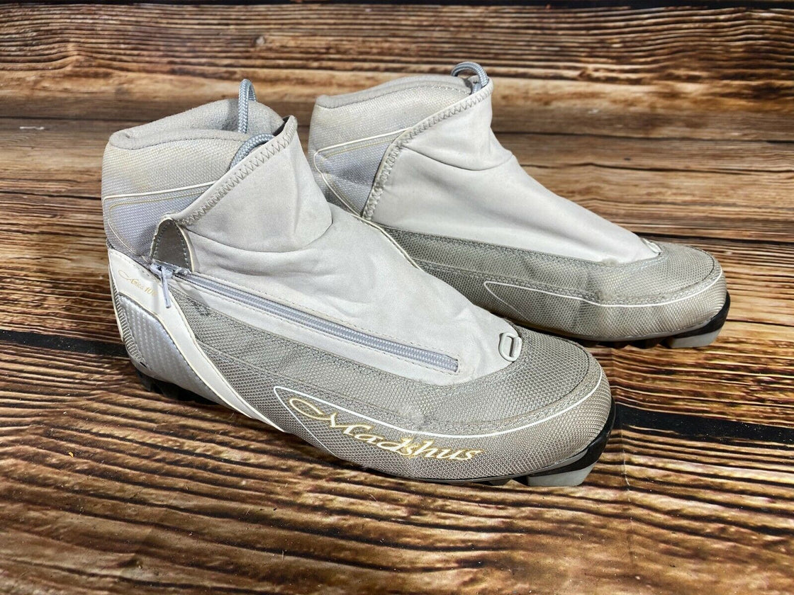 Madshus Amica 100 Cross Country Ski Boots Size EU40 US8 NNN Rottefella 1992