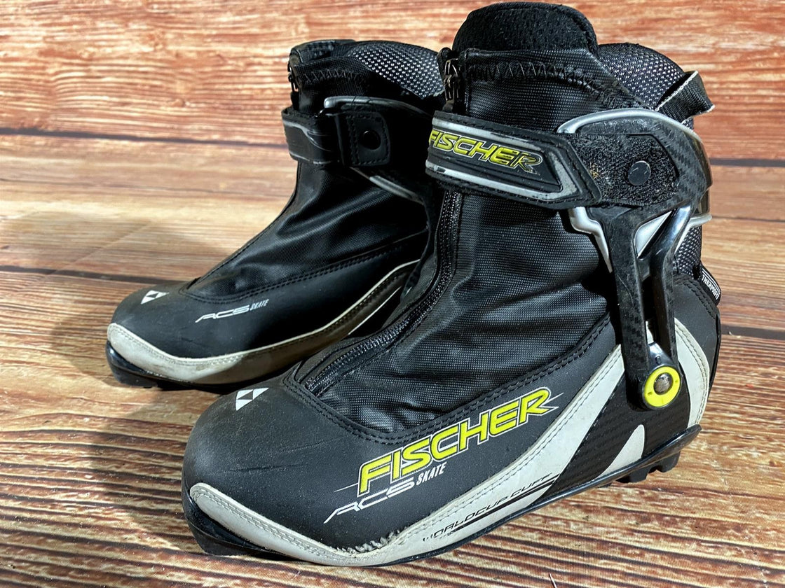 Fischer RCS Skate Nordic Cross Country Ski Boots Size EU38 US6 NNN 1178
