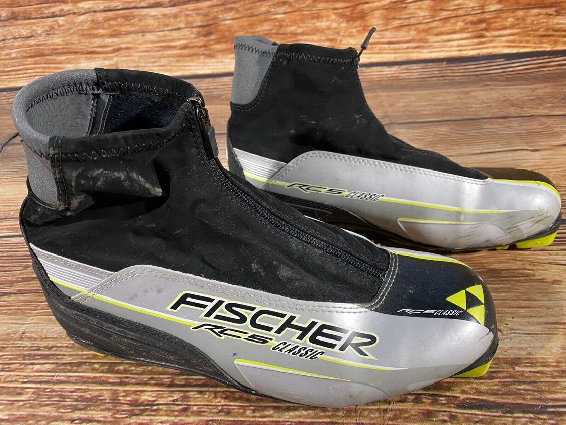Fischer RC5 Classic Nordic Cross Country Ski Boots Size EU43 US9.5 NNN 1558