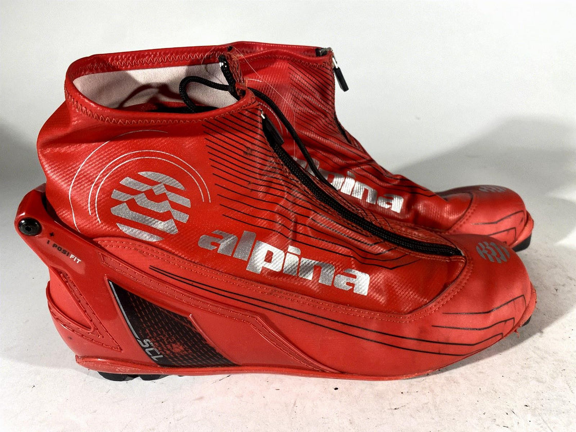 Alpina SCL Classic Nordic Cross Country Ski Boots Size EU45 US11.5 for NNN 996