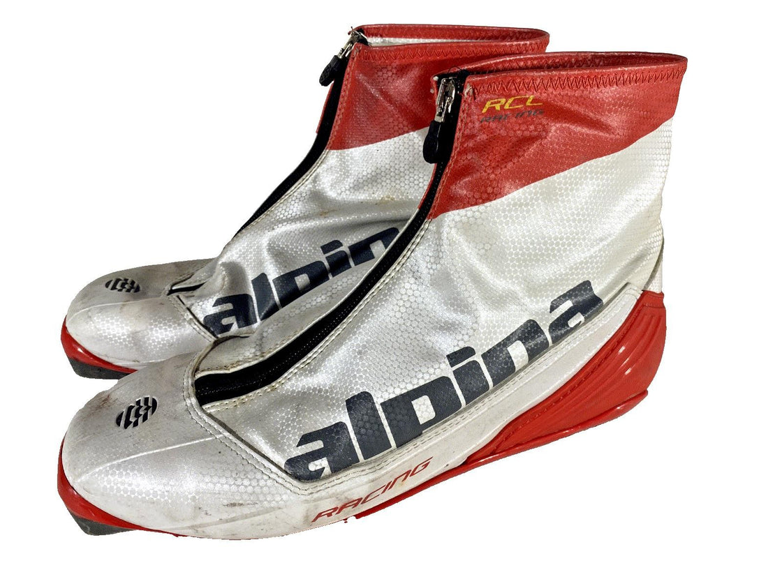 Alpina RCL Racing Nordic Cross Country Ski Boots Size EU44 US10.5 for NNN 3144
