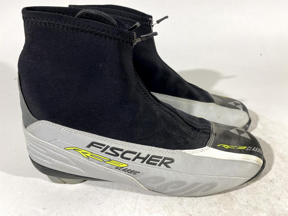 Fischer RC3 Classic Nordic Cross Country Ski Boots Size EU43 US9.5 NNN 1442