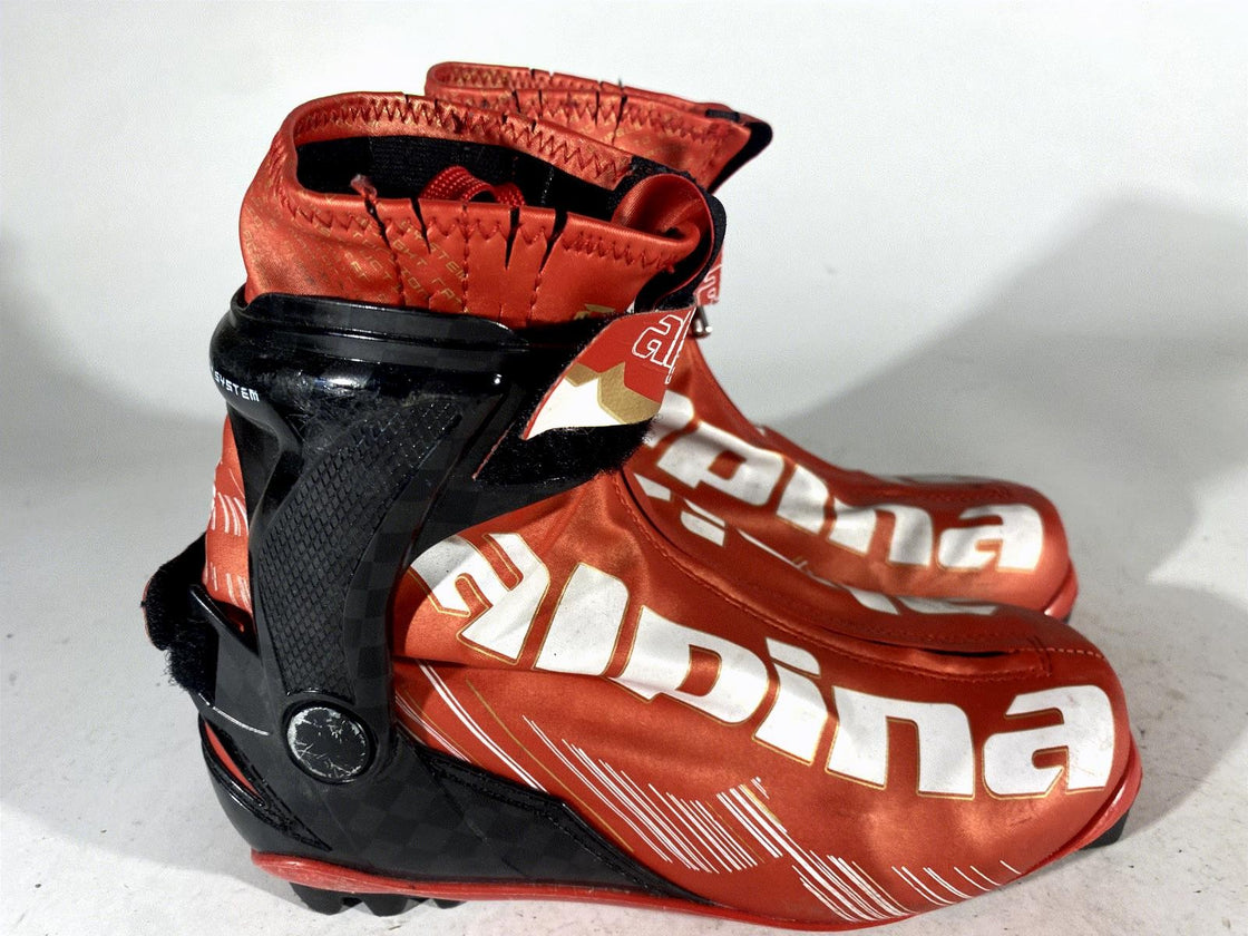 Alpina Elite Junior Pro Nordic Cross Country Ski Boots Size EU37 US5 NNN 2859