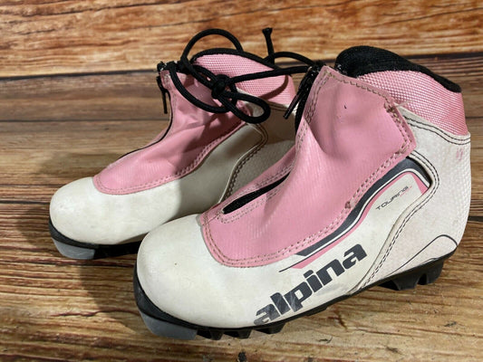 Alpina Touring Cross Country Ski Boots Classic NNN EU 31 US 13 Kids 210mm A-69