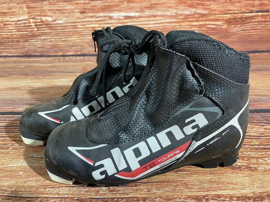 Alpina T8 Cross Country Ski Boots Classic NNN EU 35 US 3.5 Kids 230mm A-1298