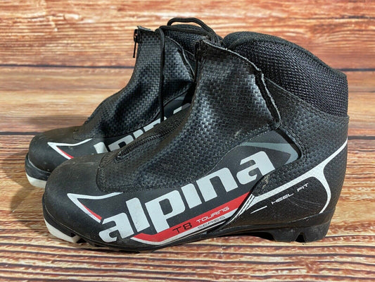 Alpina T8 Cross Country Ski Boots Classic NNN EU 35 US 3.5 Kids 230mm A-1139