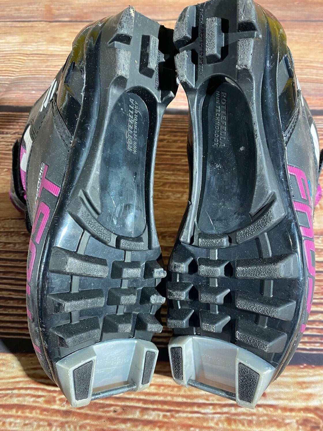 Alpina Frost Kids Nordic Cross Country Ski Boots Size EU35 U3.5 NNN A-1128