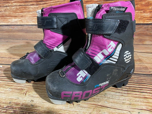 Alpina Frost Cross Country Ski Boots Classic NNN EU 30 US 12 Kids 200mm A-217