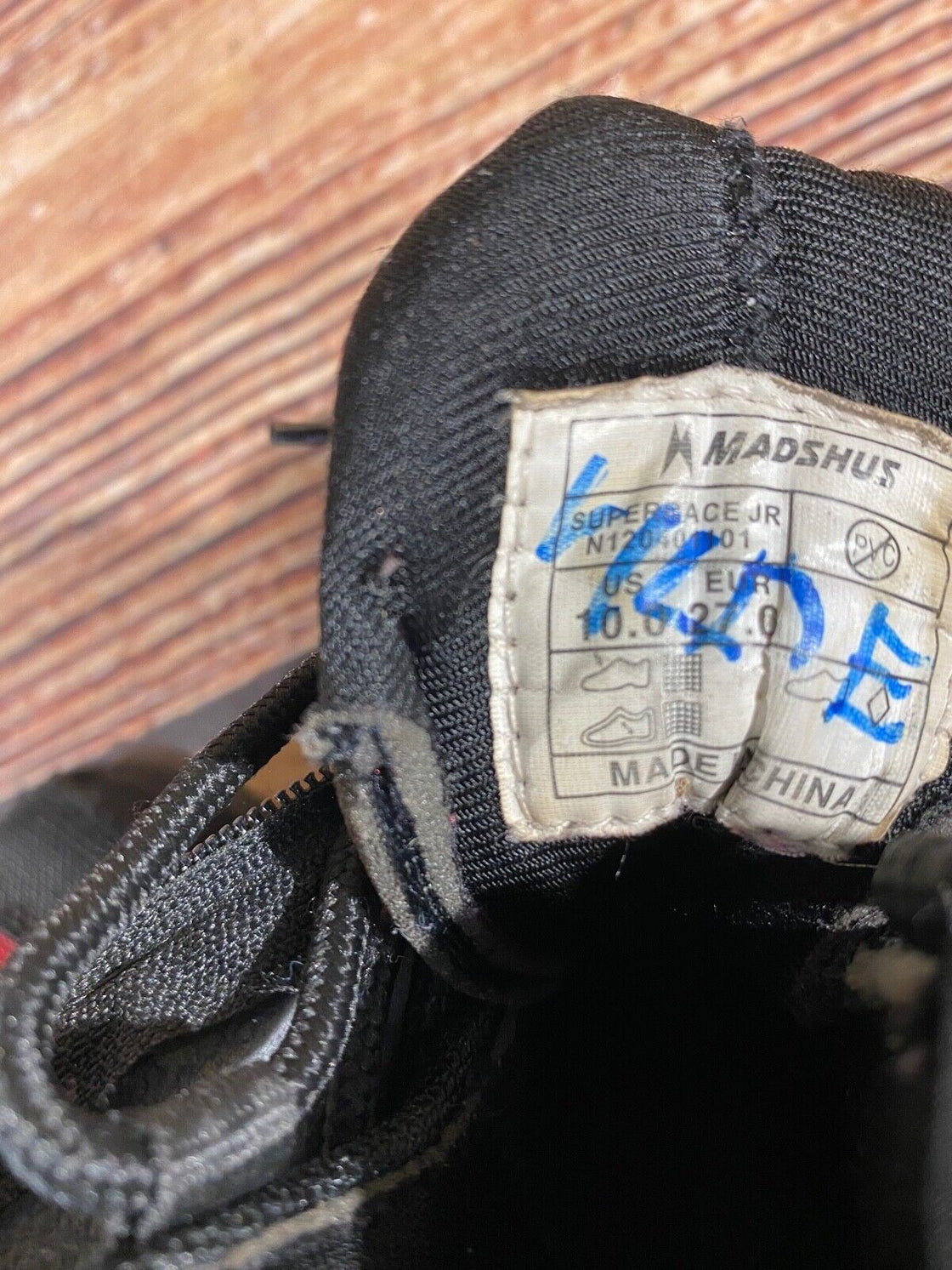 Madshus Super Race Kids Nordic Cross Country Ski Boots Size EU27 US10 NNN M295