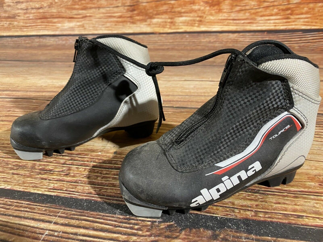 Alpina Touring Kids Nordic Cross Country Ski Boots Size EU29 US11 for NNN A-165