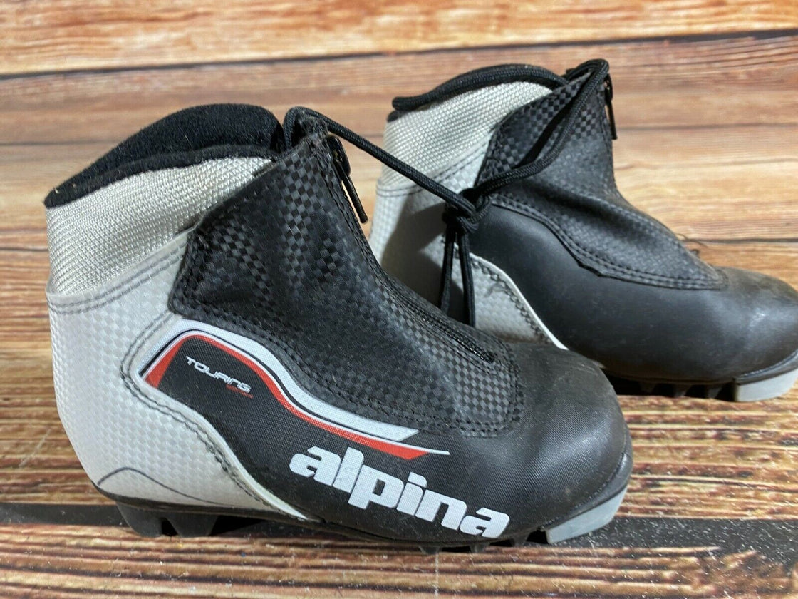 Alpina Touring Kids Nordic Cross Country Ski Boots Size EU29 US11 for NNN A-165