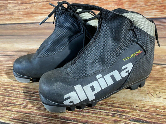 Alpina Touring Cross Country Ski Boots Classic NNN EU 31 US 13 Kids 210mm A-98