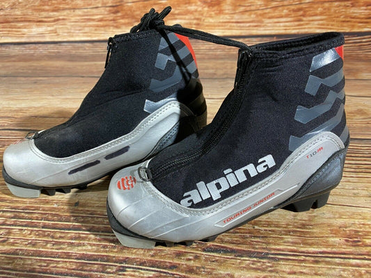 Alpina T10jr Cross Country Ski Boots Classic NNN EU 31 US 13 Kids 210mm A-170