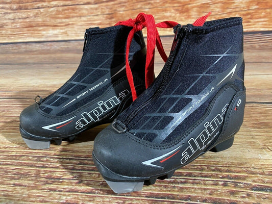 Alpina T10 Cross Country Ski Boots Classic NNN EU 26 US 9 Kids 169mm A-30