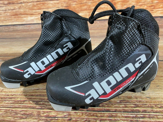 Alpina T8 Cross Country Ski Boots Classic NNN EU 29 US 11.5 Kids 195mm A-40