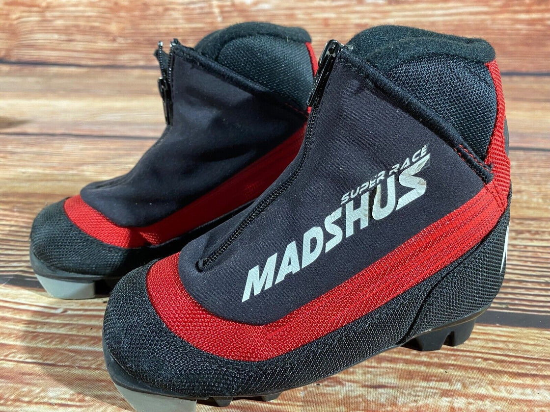Madshus Super Race Kids Nordic Cross Country Ski Boots Size EU26 US9 NNN M242