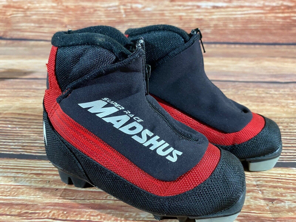 Madshus Super Race Kids Nordic Cross Country Ski Boots Size EU26 US9 NNN M242