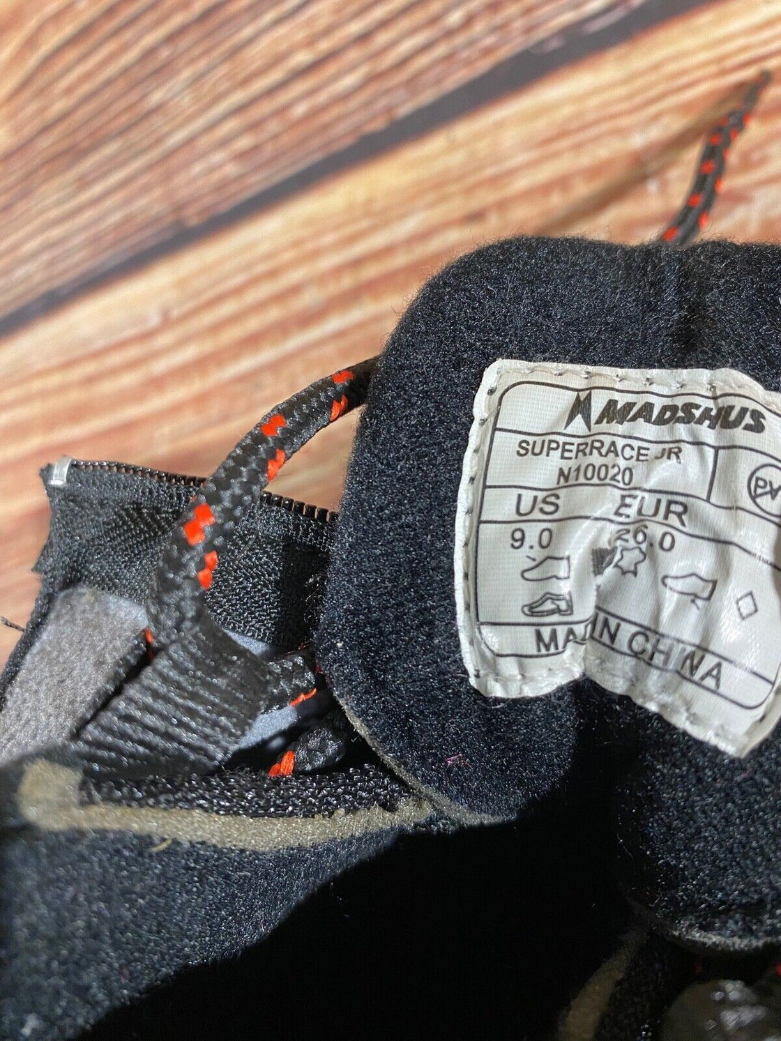 Madshus Super Race Kids Nordic Cross Country Ski Boots Size EU26 US9 NNN M242