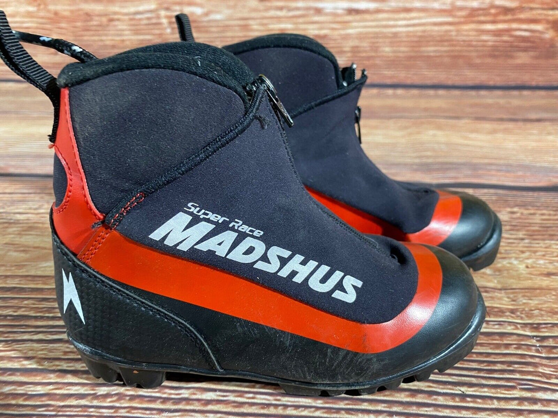 Madshus Super race Kids Nordic Cross Country Ski Boots Size EU30 US12 NNN M267
