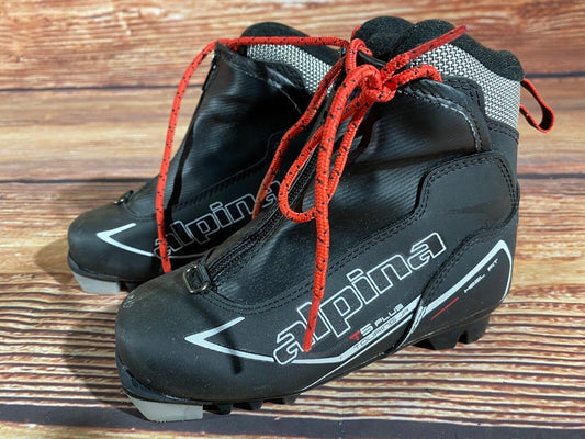 Alpina T5Plus Cross Country Ski Boots Classic NNN EU 30 US 12 Kids 200mm A-1368