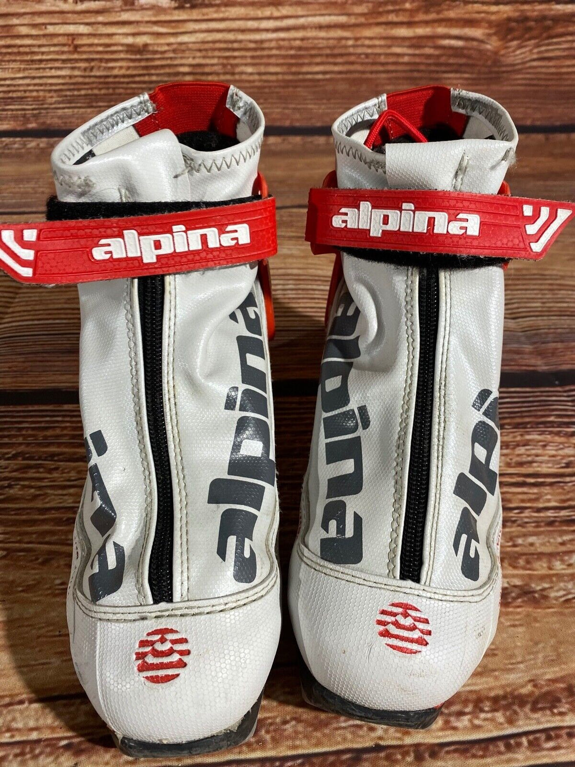Alpina R Combi Nordic Cross Country Ski Boots Kids Size EU35 US3.5 NNN A-1028