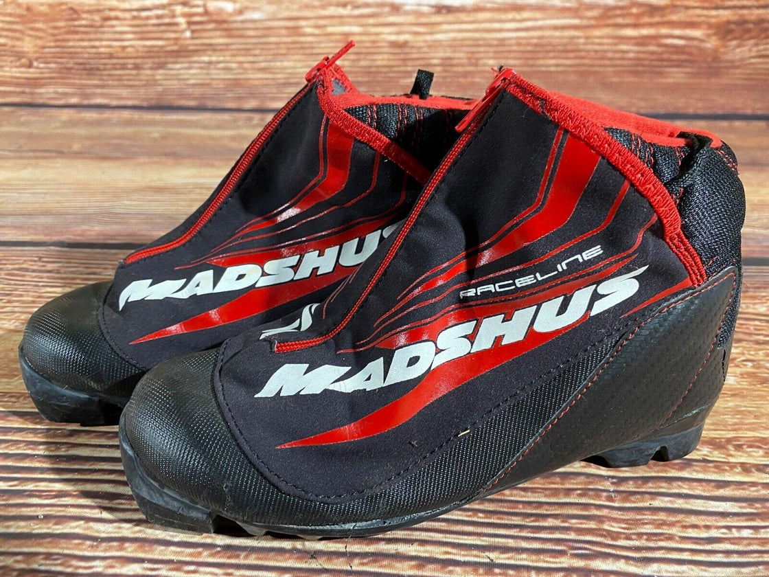 Madshus Race Line Kids Nordic Cross Country Ski Boots Size EU35 US3 NNN M240