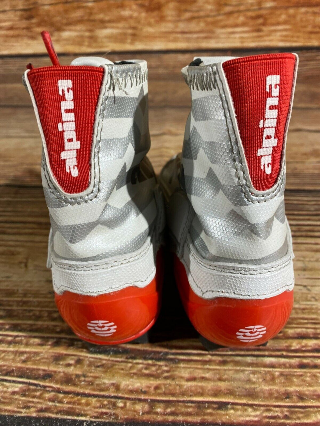 Alpina RCL Kids Nordic Cross Country Ski Boots Size EU32 US1.5 for NNN A-309