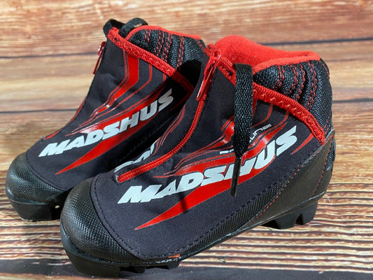 Madshus Raceline Cross Country Ski Boots Classic NNN EU 26 US 9 Kids 170mm M262
