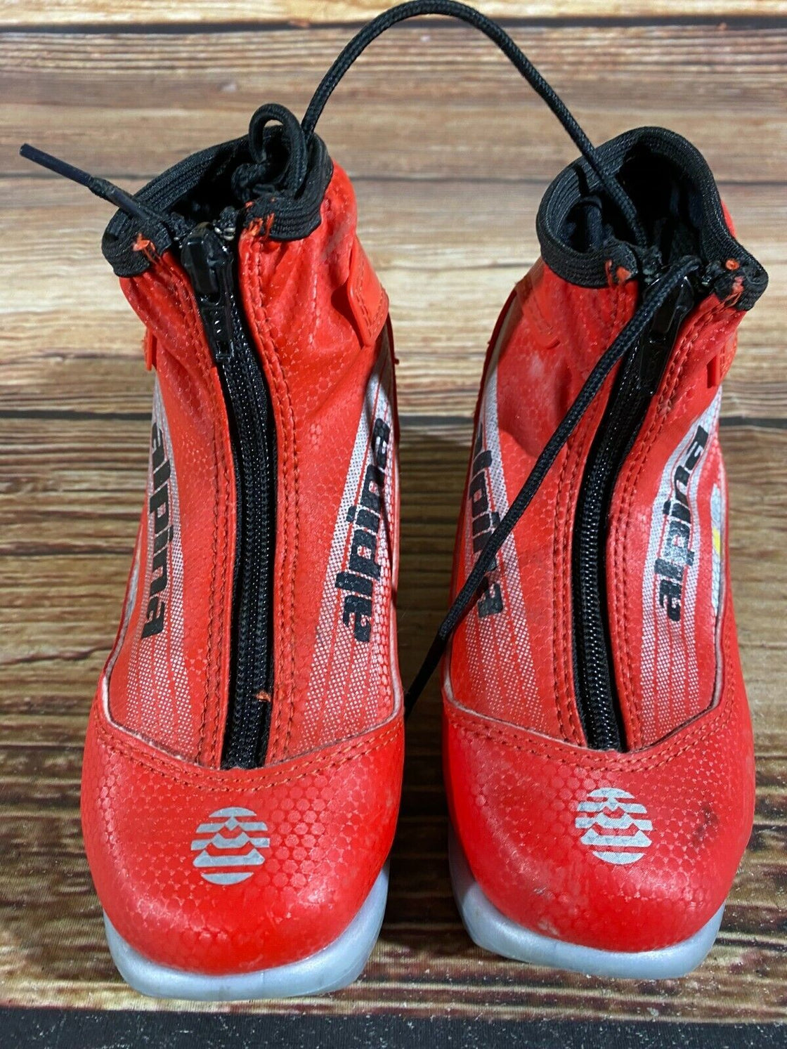 Alpina RK Kids Nordic Cross Country Ski Boots Size EU28 US10.5 for NNN A-44