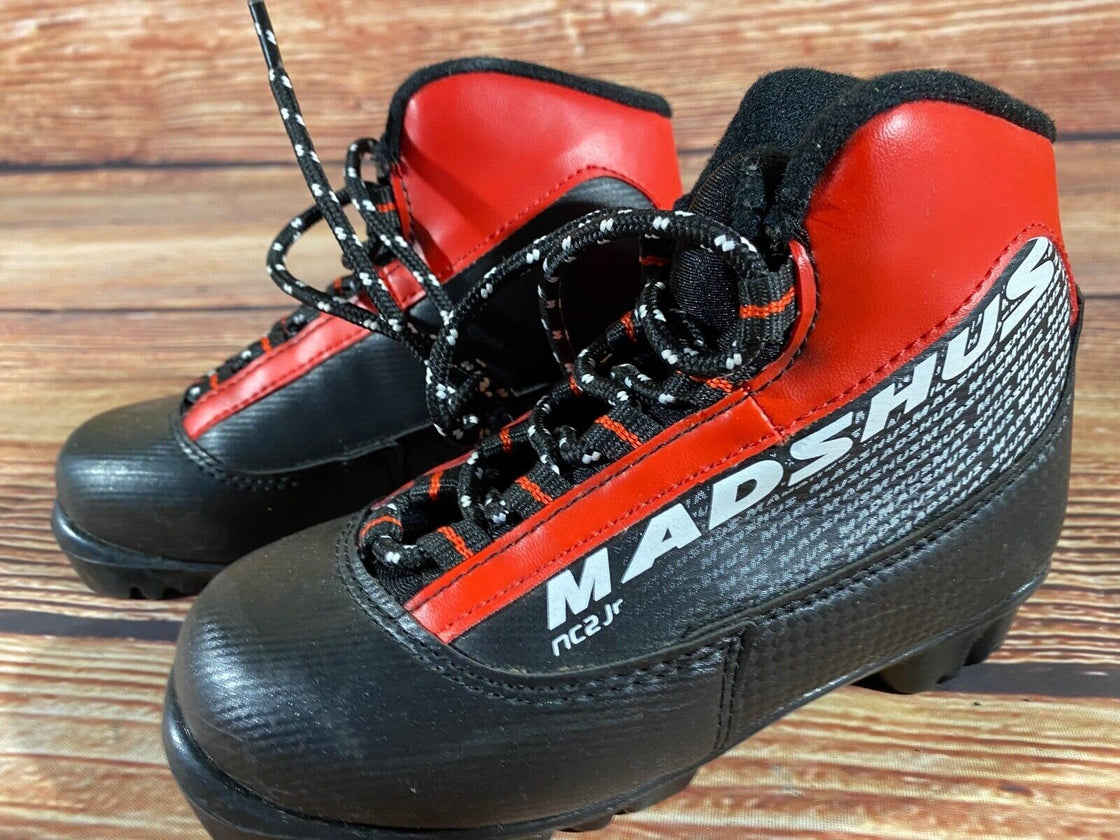 Madshus NC2 Kids Nordic Cross Country Ski Boots Size EU28 US10.5 NNN M249