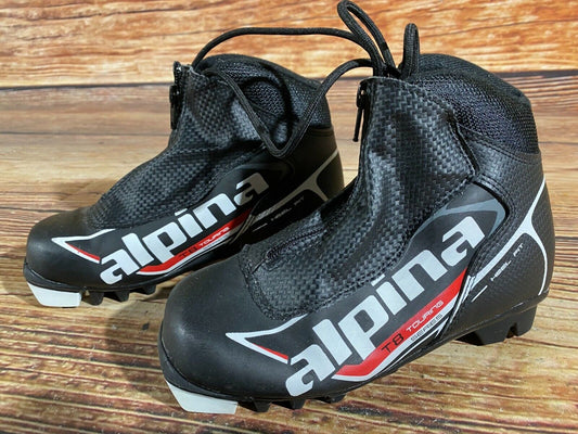 Alpina T8 Cross Country Ski Boots Classic NNN EU 33 US 2 Kids 215mm A-62