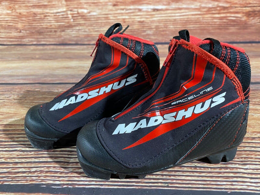 Madshus Raceline Cross Country Ski Boots Classic NNN EU 26 US 9 Kids 170mm M261